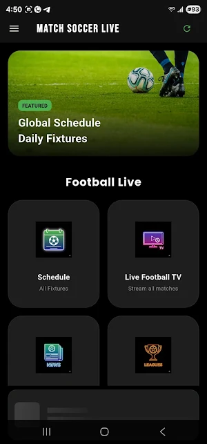 FOOTBALL LIVE  SCORES TV Screenshot 3