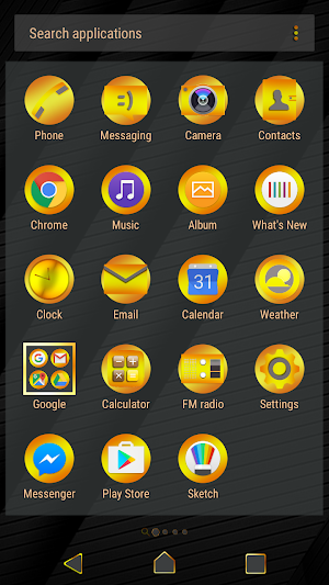 dark | Xperia™ Theme Screenshot 1