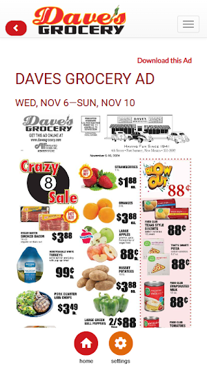 Dave's Grocery Screenshot 1