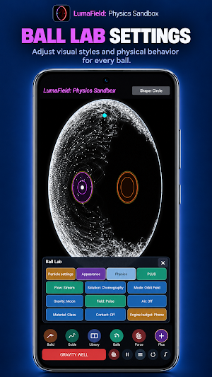 LumaField: Physics Sandbox Screenshot 1