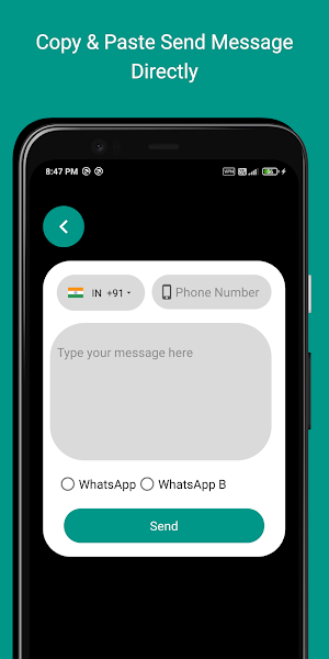 Direct Message for WhatsApp Screenshot 1