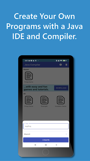 Java Compiler, IDE & Emulator. Screenshot 2