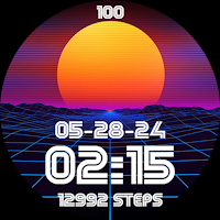 Retro 80's Synthwave Cool Neon