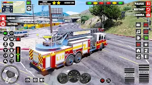 US Emergency Fire Truck Games Screenshot 0