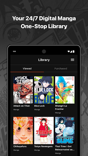 MANGA MIRAI: Reader app Screenshot 2