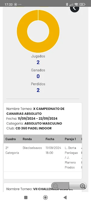 Federación Canaria de Padel Screenshot 1