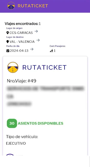 Rutaticket Screenshot 0