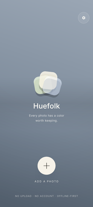 Huefolk: Photo Color Cards Screenshot 0