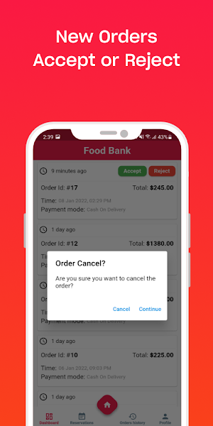 FoodBank Merchant Screenshot 2