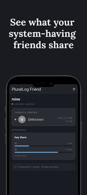 PluralLog Friend Screenshot 1