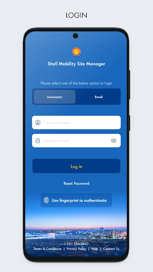 Shell Mobility Site Manager Screenshot 0
