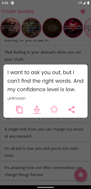 Crush Quotes and Sayings Screenshot 3