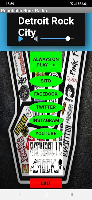 Repubblic Rock Radio Screenshot 2