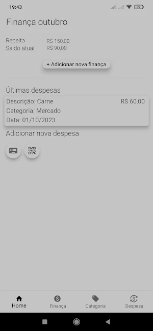 Finanças Pessoais Screenshot 0