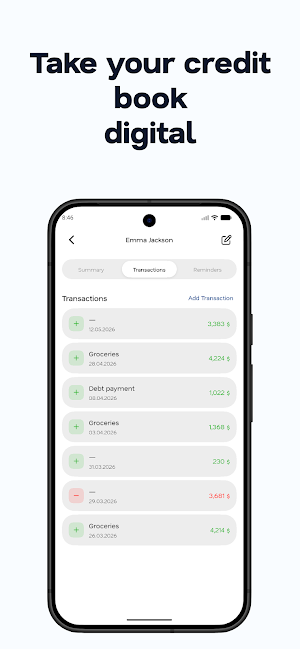 Customer Tracker: Ledgerly Screenshot 2