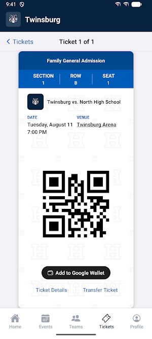 Twinsburg Athletics Screenshot 2