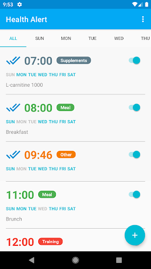 Health Alert Screenshot 0