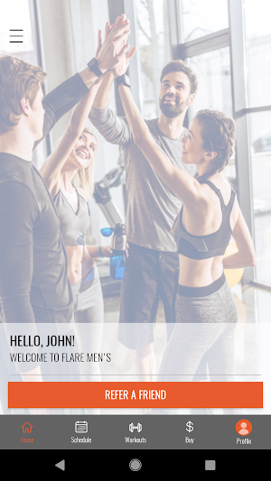 Flare Fitness Screenshot 1