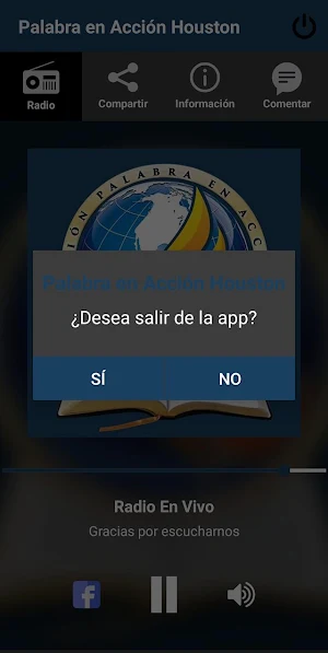 Radio Palabra en Acción Houston Screenshot 2