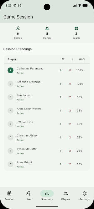 CourtFlow: Court Rotation Screenshot 3