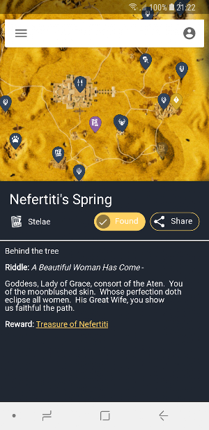 MapGenie: AC Origins Map Screenshot 2