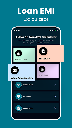 AdharPeLoan -  EMI Calculator Screenshot 0