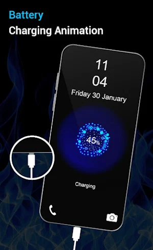 Battery Charging Animation Fly Screenshot 1