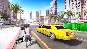 Car Taxi Parking: Limo car Sim Screenshot 0