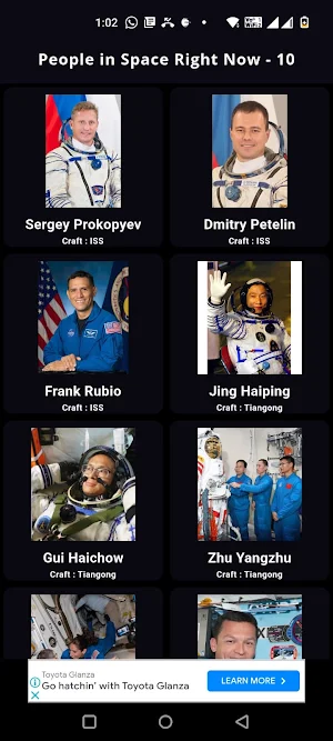 People in Space Right Now Screenshot 1