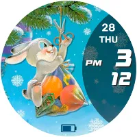 New Year's bunny