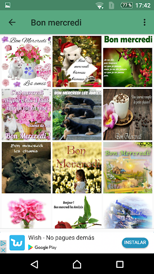 Bon Mercredi - Images et phrases Screenshot 3