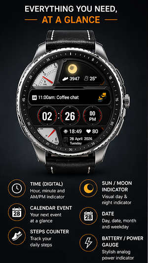 Urfa Star Watch Face HG102 Screenshot 1