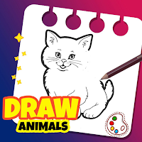 Cute Animals: Drawing lessons
