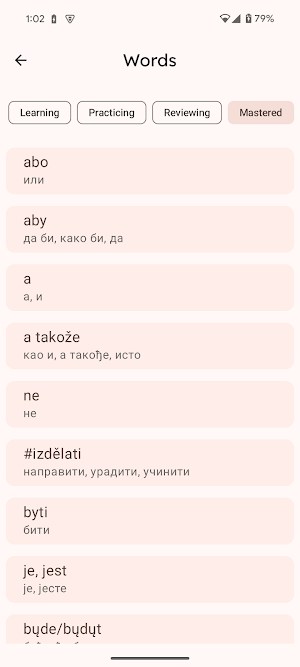 Interslavic Cards Screenshot 2