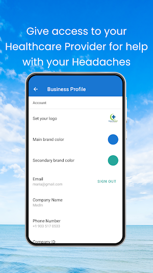 Headache Diary Test &Treatment Screenshot 0