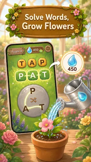 Flower Grow: Word Gardener Screenshot 0
