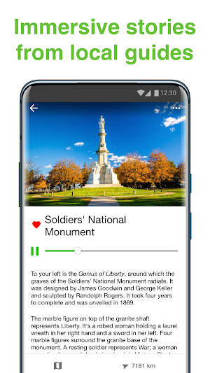 Gettysburg SmartGuide - Audio Guide & Offline Maps Screenshot 3