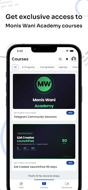 Monis Wani Academy Screenshot 2