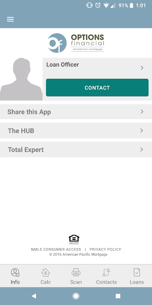 Options Financial Mortgage Screenshot 0
