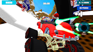 Cat Race Car Snow Drift Stunts Screenshot 3