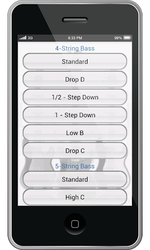 Bass Guitar Tunings Screenshot 2