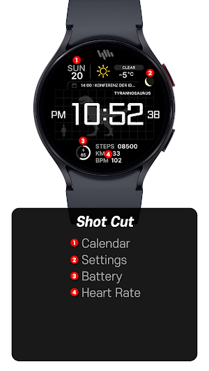 SamWatch Dinosaur Screenshot 2