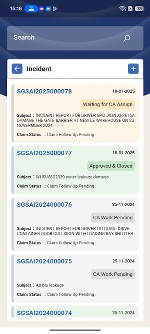 SAGAWA EHS Screenshot 2
