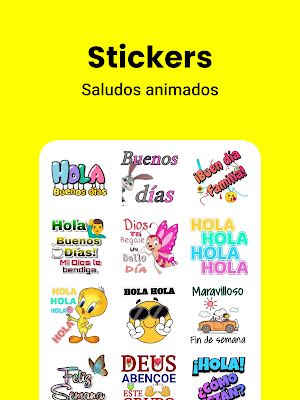 Stickers buenos días y noches Screenshot 1