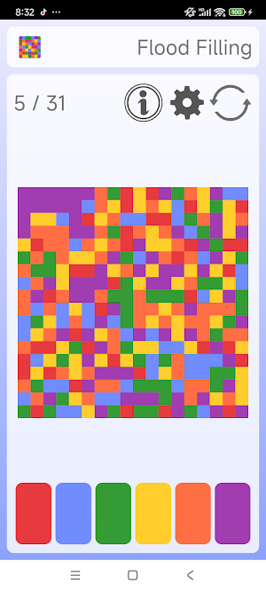 Flood Filling Board by Colors Screenshot 1