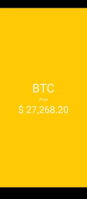 Price Bitcoin Screenshot 1