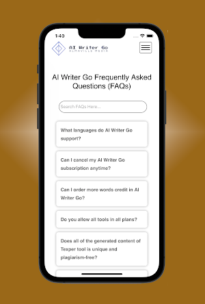 AI Writer Go Screenshot 1