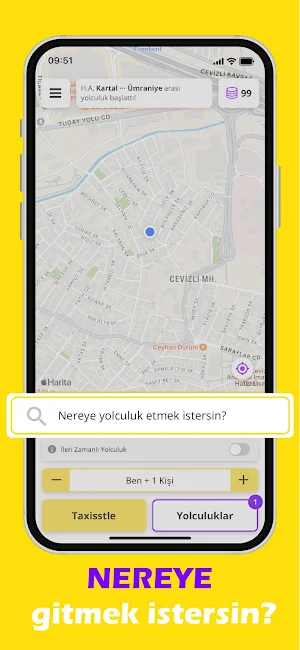 Taxisst - Yolculuğunu Paylaş! Screenshot 0