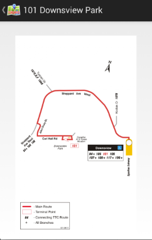 Toronto Bus/Subway (Offline) Screenshot 3