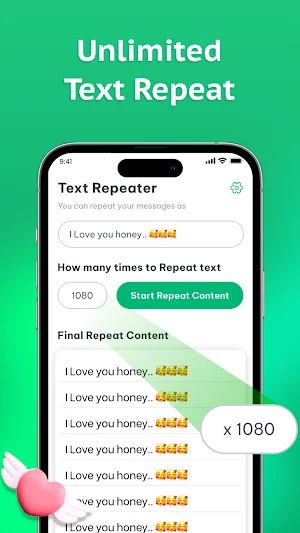 Text Repeater: Repeat Text 10K Screenshot 2